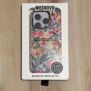 Floral iPhone 16 Pro Case - Multicolor